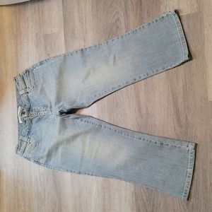 Chicos platinum denim crop 6